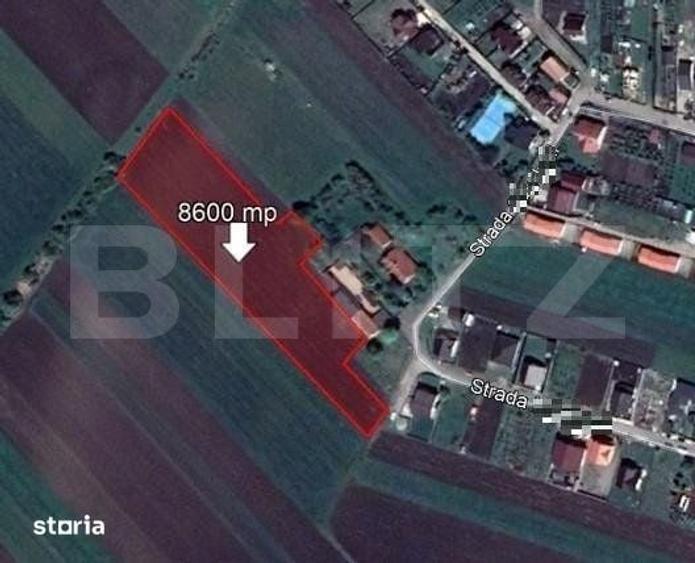 Teren intravilan Stupini, 8600 mp - 1