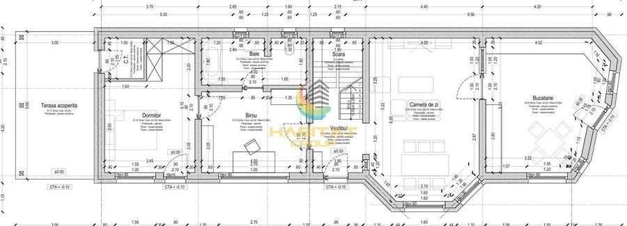Casă individuală cu 6 camere cu Canalizare în Vidra