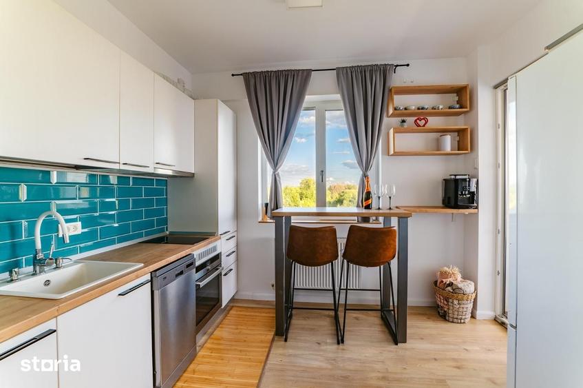 Apartament cu 2 camere semidecomandat în Central