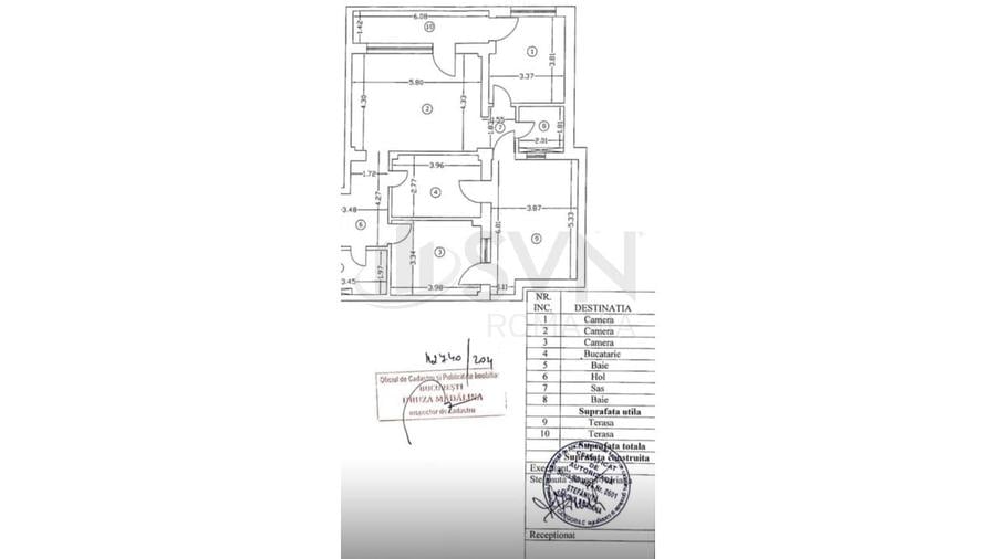 Apartament cu 3 camere decomandat în Dorobanți