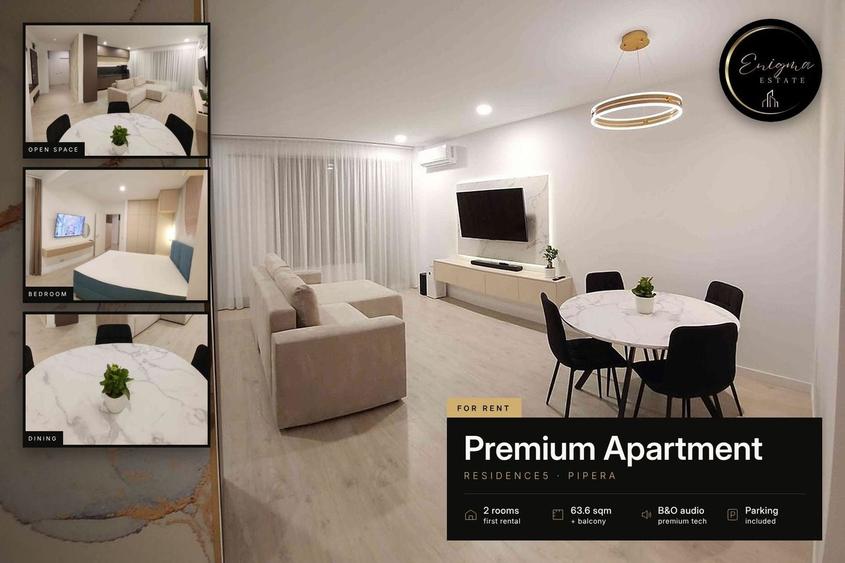 Apartament cu 2 camere, mobilat în Nord