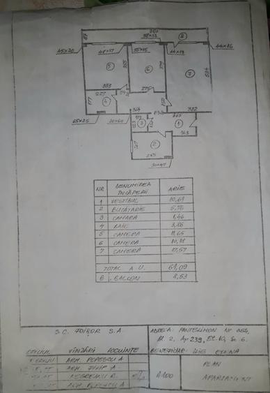 Apartament cu 3 camere decomandat în Pantelimon