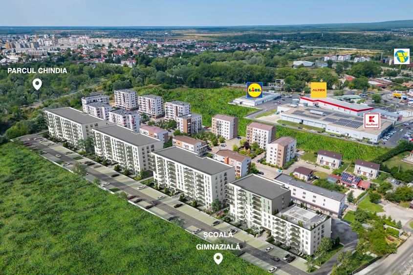 Apartament cu 2 camere decomandat în Central