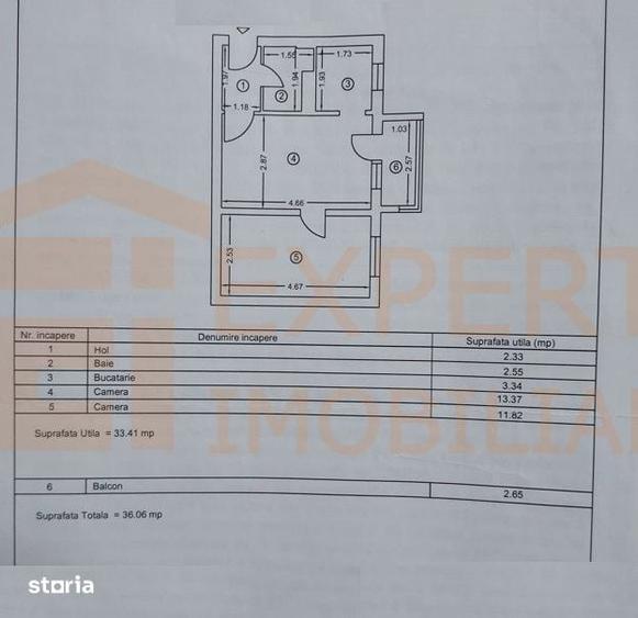 Apartament 2 camere de vanzare in zona Groapa etaj intermediar - 5