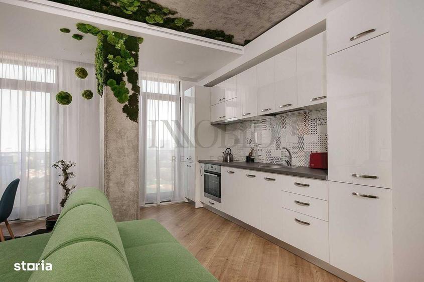 Apartament cu 2 camere, mobilat în Tei