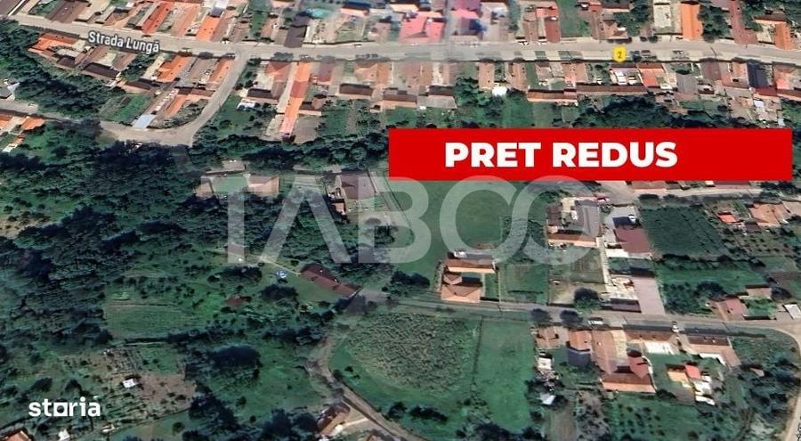 Teren de vanzare intravilan cu utilitati la strada 1116 mp Slimnic - 1