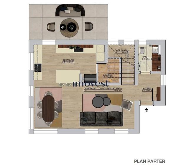 Casa Noua P+M in Bercu Rosu, Satu Mare 3 Dormitoare, 3 Bai, Terasa si - 2