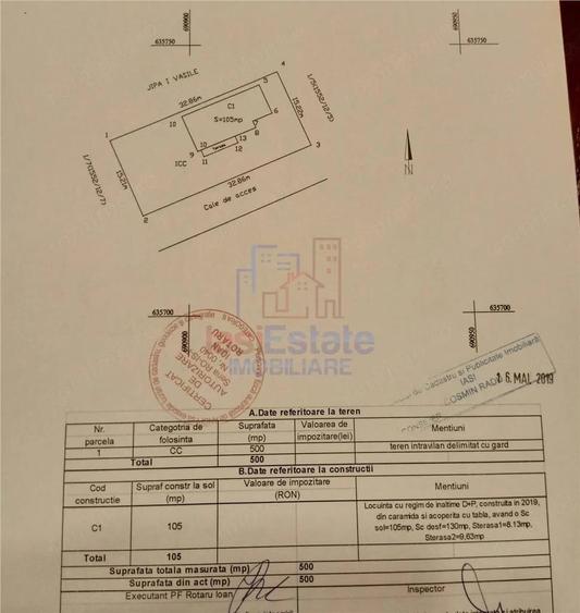 Casă cu Teren 500 Mp în Horlești