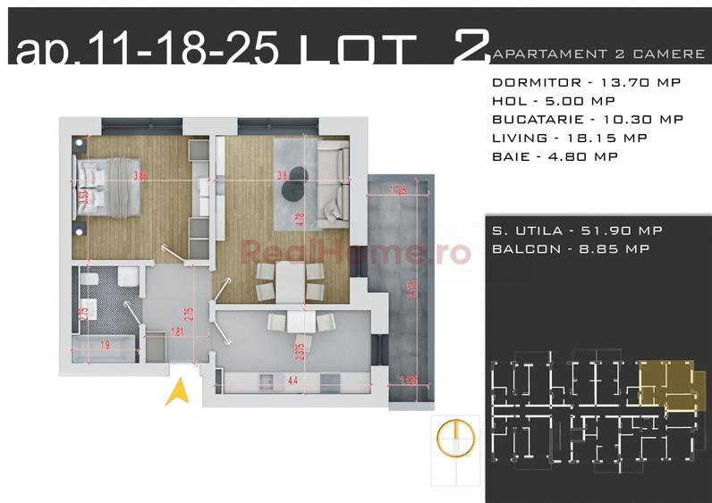Apartament nou de vanzare zona Nicolae Teclu, Sector 3 - 8