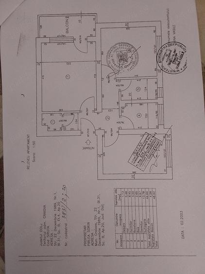 Apartament cu 3 camere decomandat în Valea Rosie