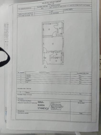 Apartament cu 2 camere semidecomandat în Central