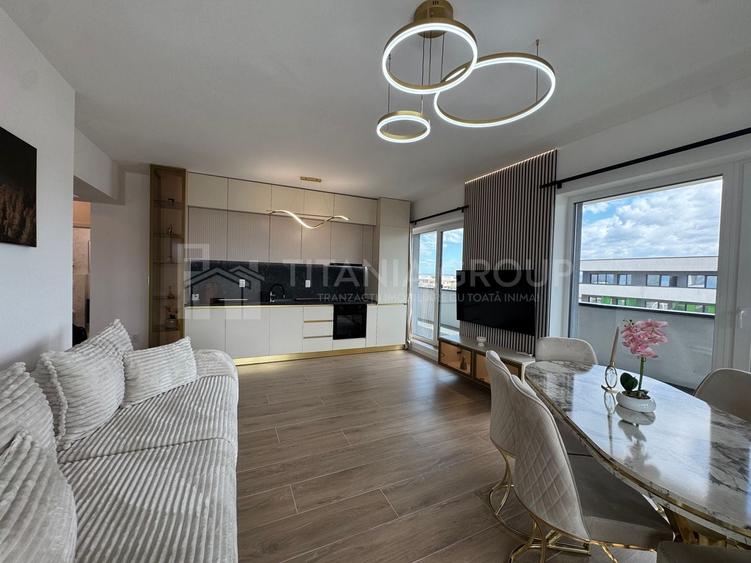 Apartament cu 3 camere decomandat, mobilat în Tractorul