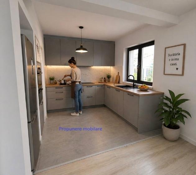 Casă individuală cu 4 camere cu Teren 530 Mp în Brebu