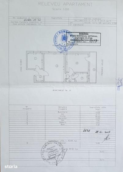 Apartament cu 2 camere semidecomandat în Central