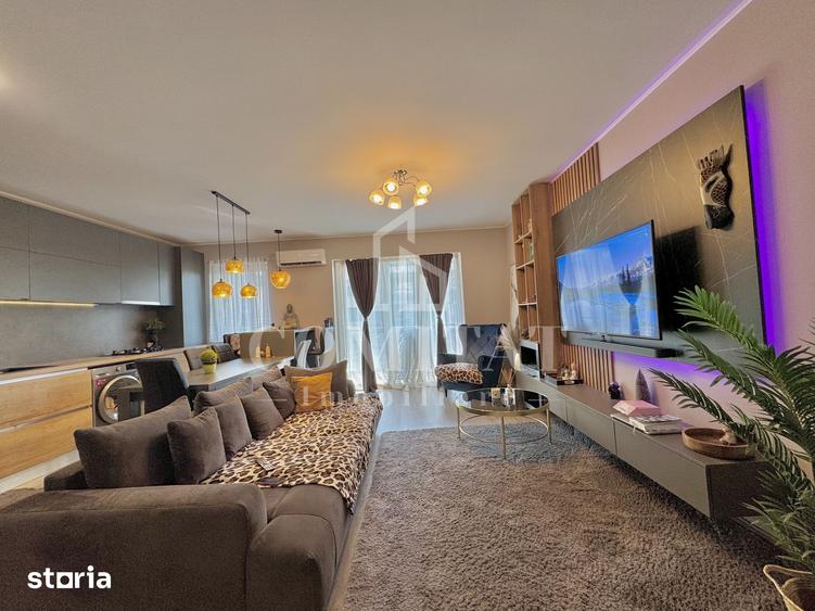 Apartament cu 2 camere semidecomandat, mobilat în Gheorgheni