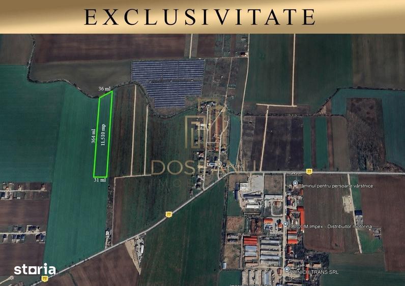 Teren de 11510 mp, în Nojorid