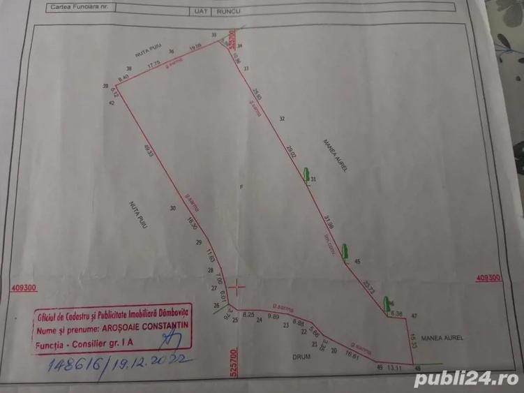 Teren de 5347 mp, în Runcu