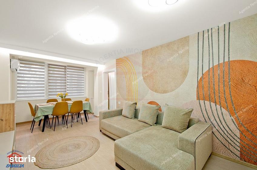 Apartament cu 3 camere, mobilat în Port