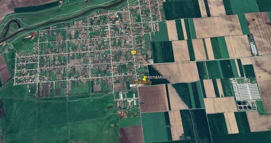 Teren Construcții de 1090 mp, în Parța