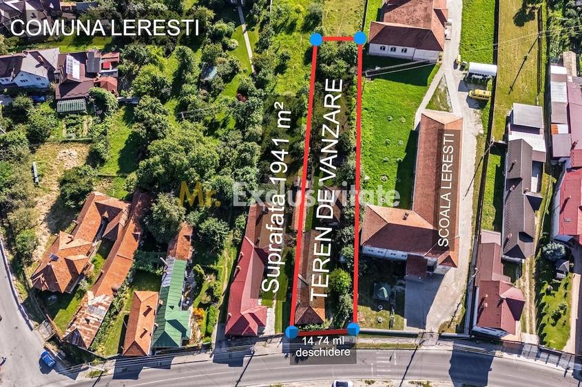 Teren de 1941 mp, în Lerești