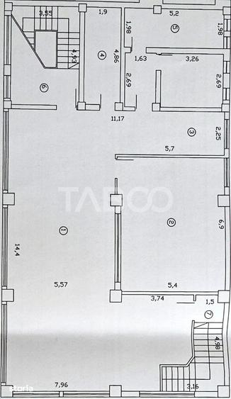 Spațiu comercial, de 645 mp, în Central