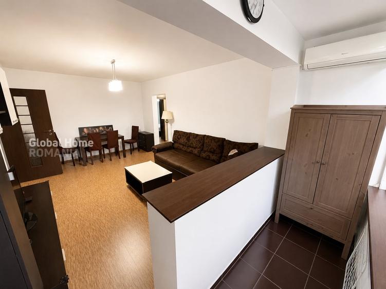 Apartament cu 2 camere semidecomandat, mobilat în P-ța Victoriei