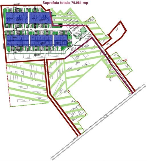Teren Construcții intravilan de 79981 mp, în Topraisar