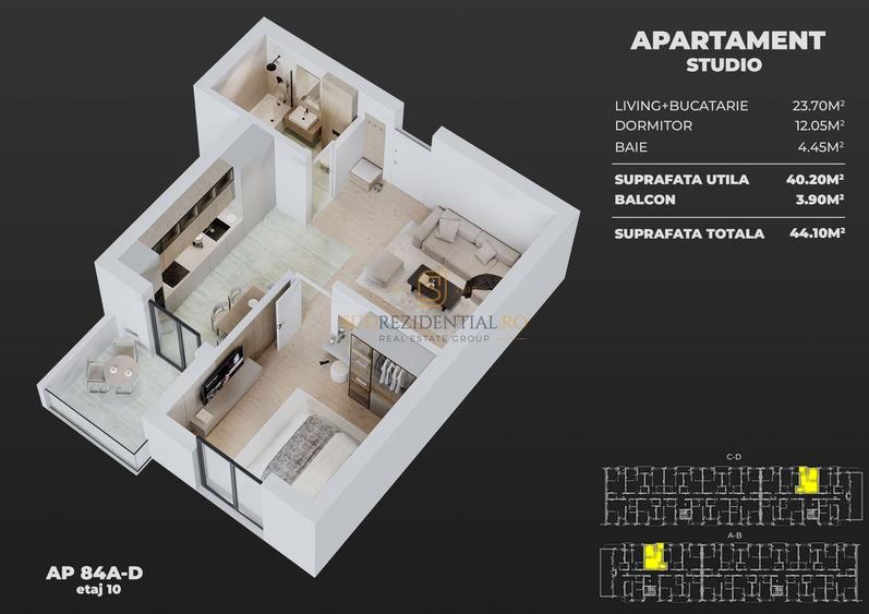 Apartament modern cu 2 camere, Metrou Berceni, ansamblu securizat - 4