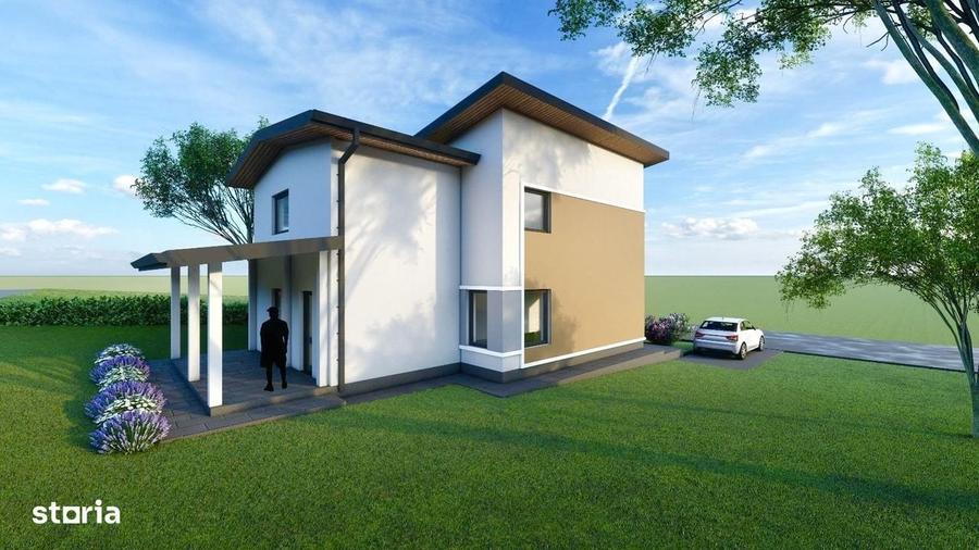 Casă cu 4 camere cu Teren 650 Mp în Miroslava