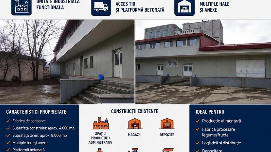 Spațiu industrial, de 4,000 mp, în Nord-Est