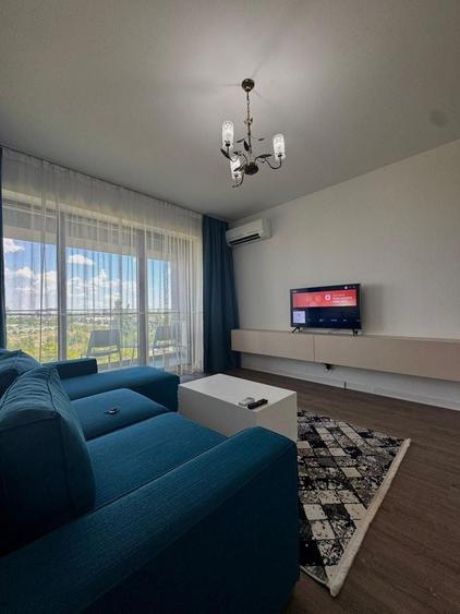 Apartament cu 2 camere semidecomandat, mobilat în Aviației