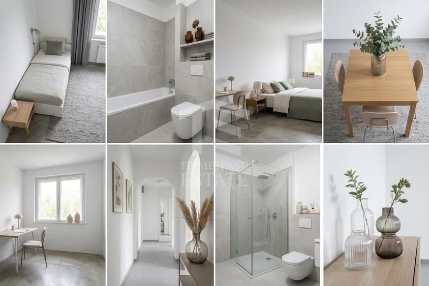 Apartament cu 3 camere decomandat în Triaj