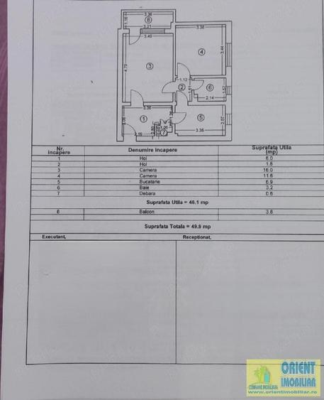 Apartament cu 2 camere circular în Inel II