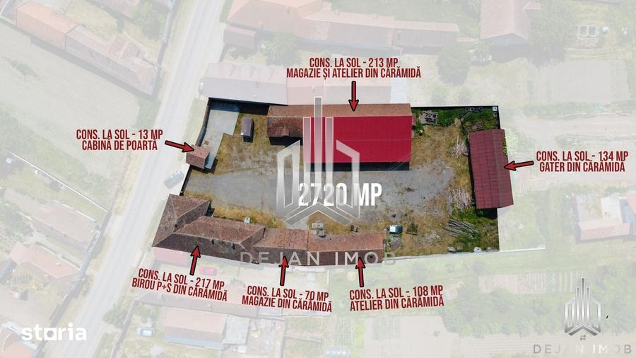 Spațiu comercial, de 2,720 mp, în Aita Mare