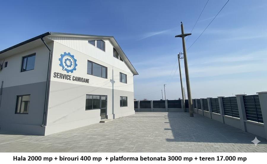 Spațiu industrial, de 2,500 mp, în Jilava