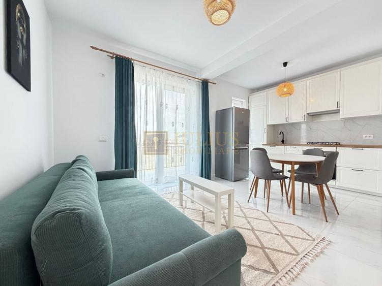 Apartament cu 2 camere semidecomandat, mobilat în Giroc