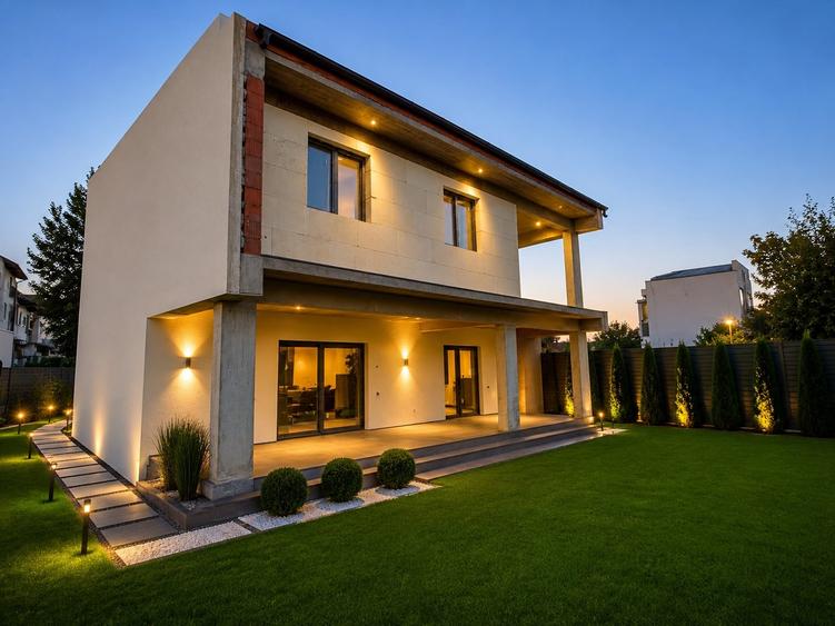 Casă individuală cu 5 camere cu Canalizare în Chiajna