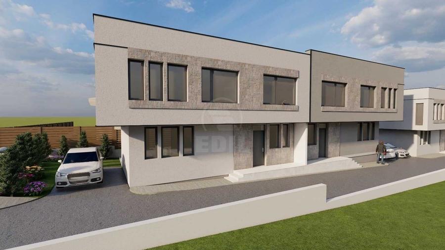 Duplex cu 4 camere cu Canalizare în Florești