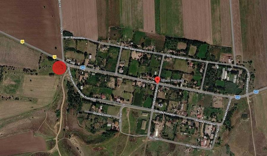 Teren 5.376 mp Coroana, Albesti acces direct la drum 10 /mp - 1