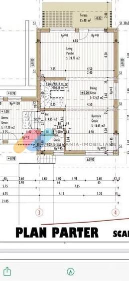 Duplex cu 4 camere cu Canalizare în Feleacu