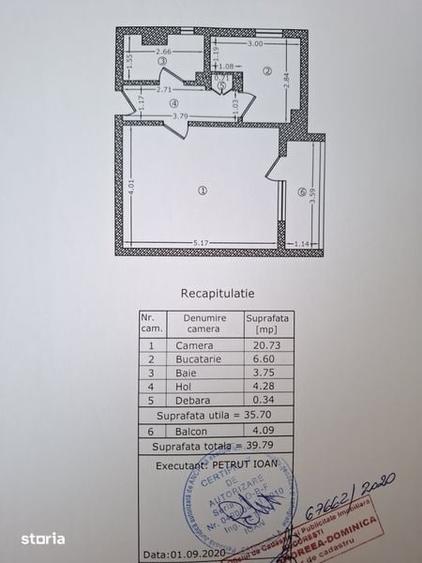 Garsonieră în Centrul Civic