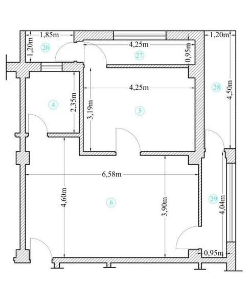 Apartament cu 2 camere în Făcăi