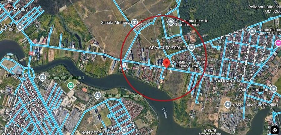 Teren Construcții intravilan de 5045 mp, în Sisești