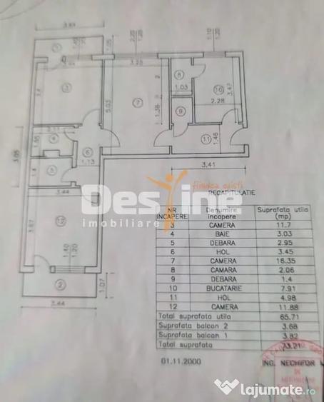 Apartament de vanzare, zona PODU RO?, 3 camere, semidec... - 2