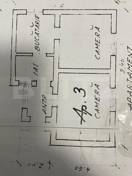 Casă individuală cu 3 camere cu Garaj în Iosia