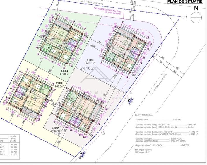 Casă cu 4 camere cu Teren 531 Mp în Central
