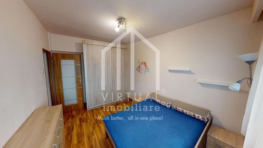 Apartament cu 2 camere decomandat, mobilat în Central