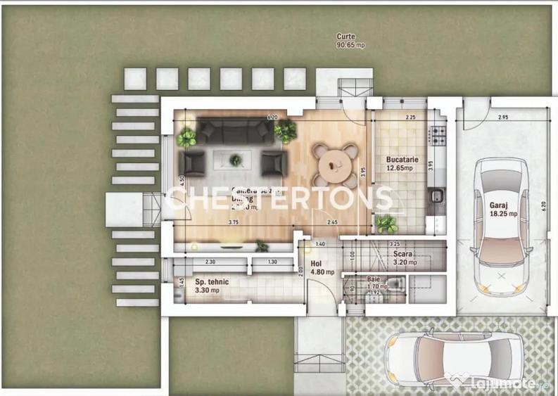 Vila lux 4 camere cu garaj langa metrou Drumul Taberei - 7