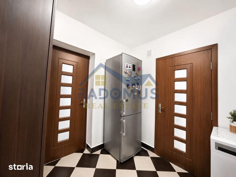 Apartament cu 2 camere semidecomandat, mobilat în Nord