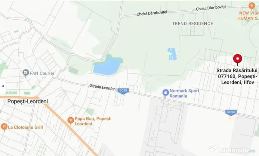 420mp intravilan str. Rasaritului/Popesti-Leordeni -jud I... - 1
